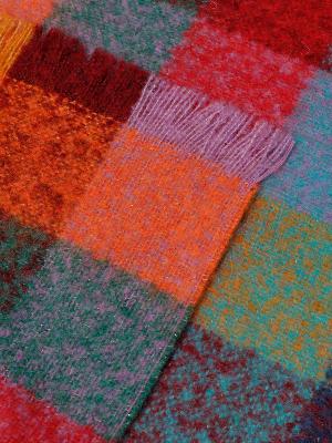 ECHARPE EN MOHAIR MOSAIQUE
