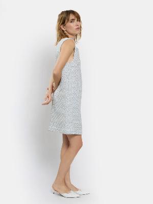 ROBE NACRE SANS MANCHES 