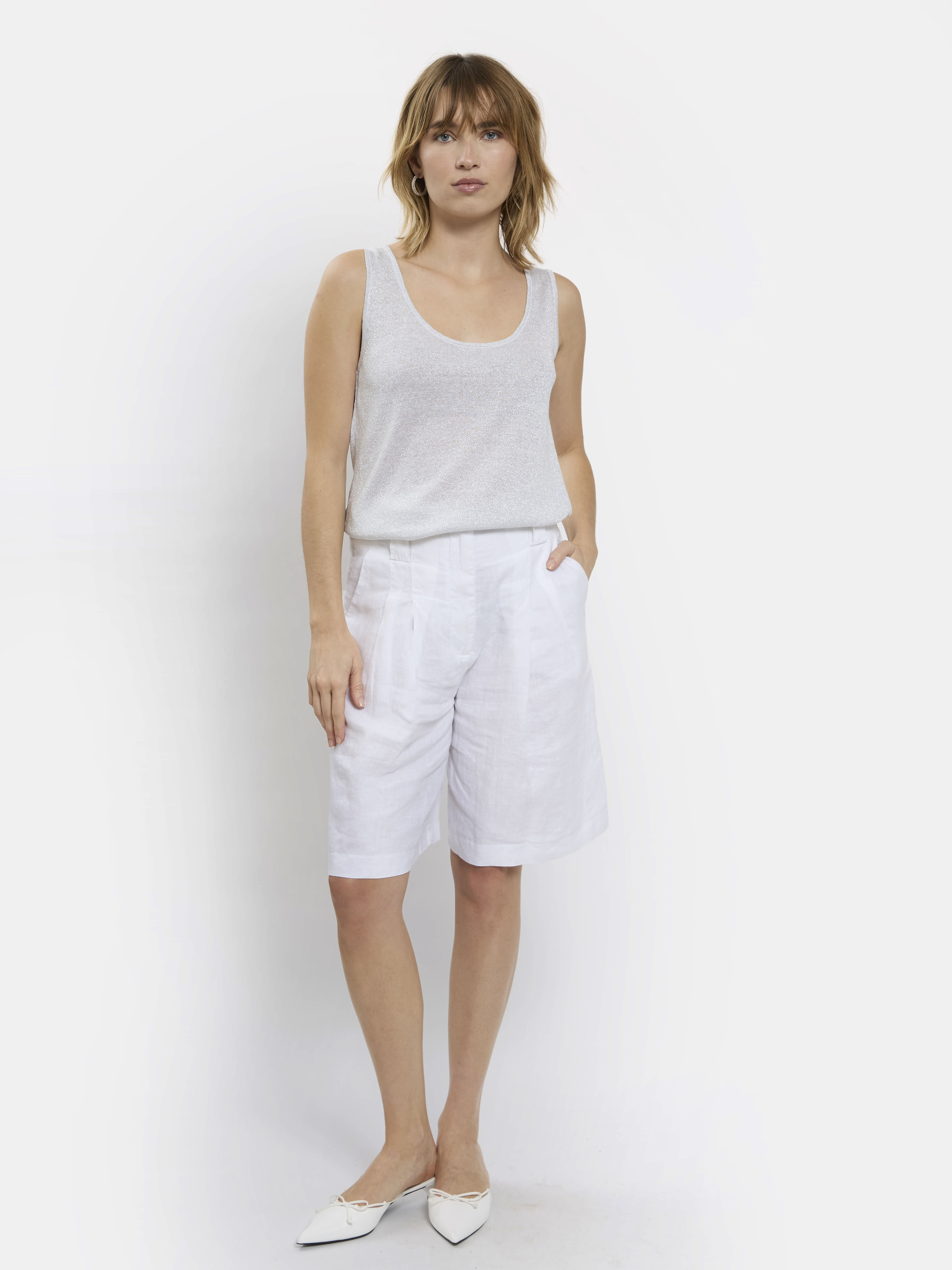 DÉBARDEUR EN LIN SCALA