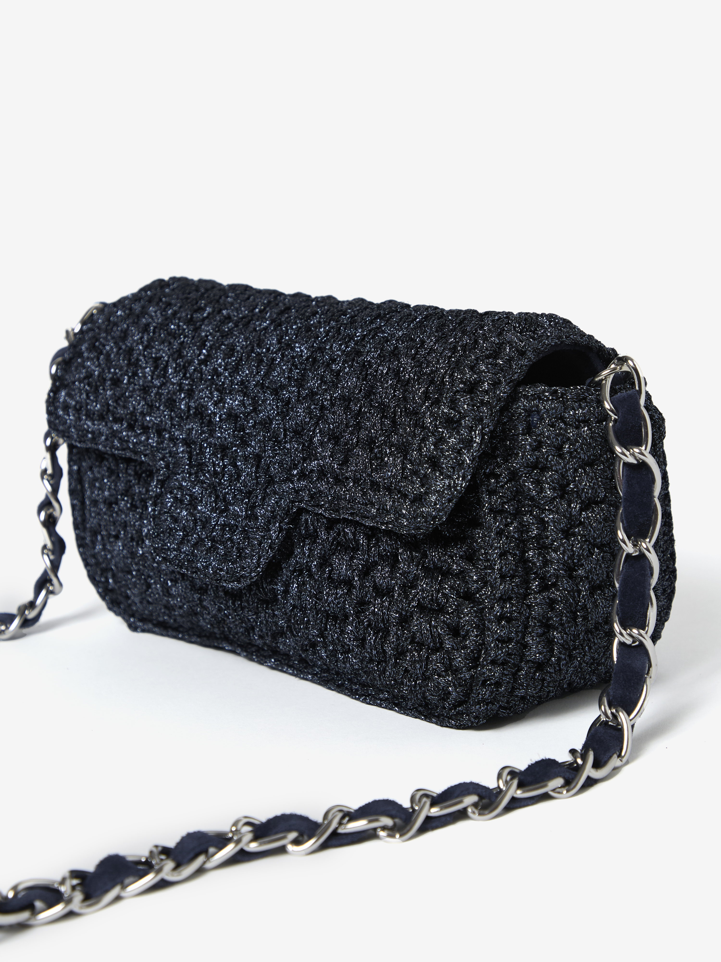 SAC BABY FENICE ANTIQUE GUN METAL
