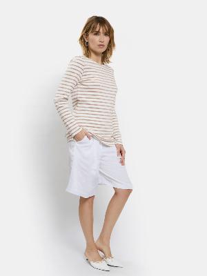 MARINIERE LUREX® BLANC-NUDE