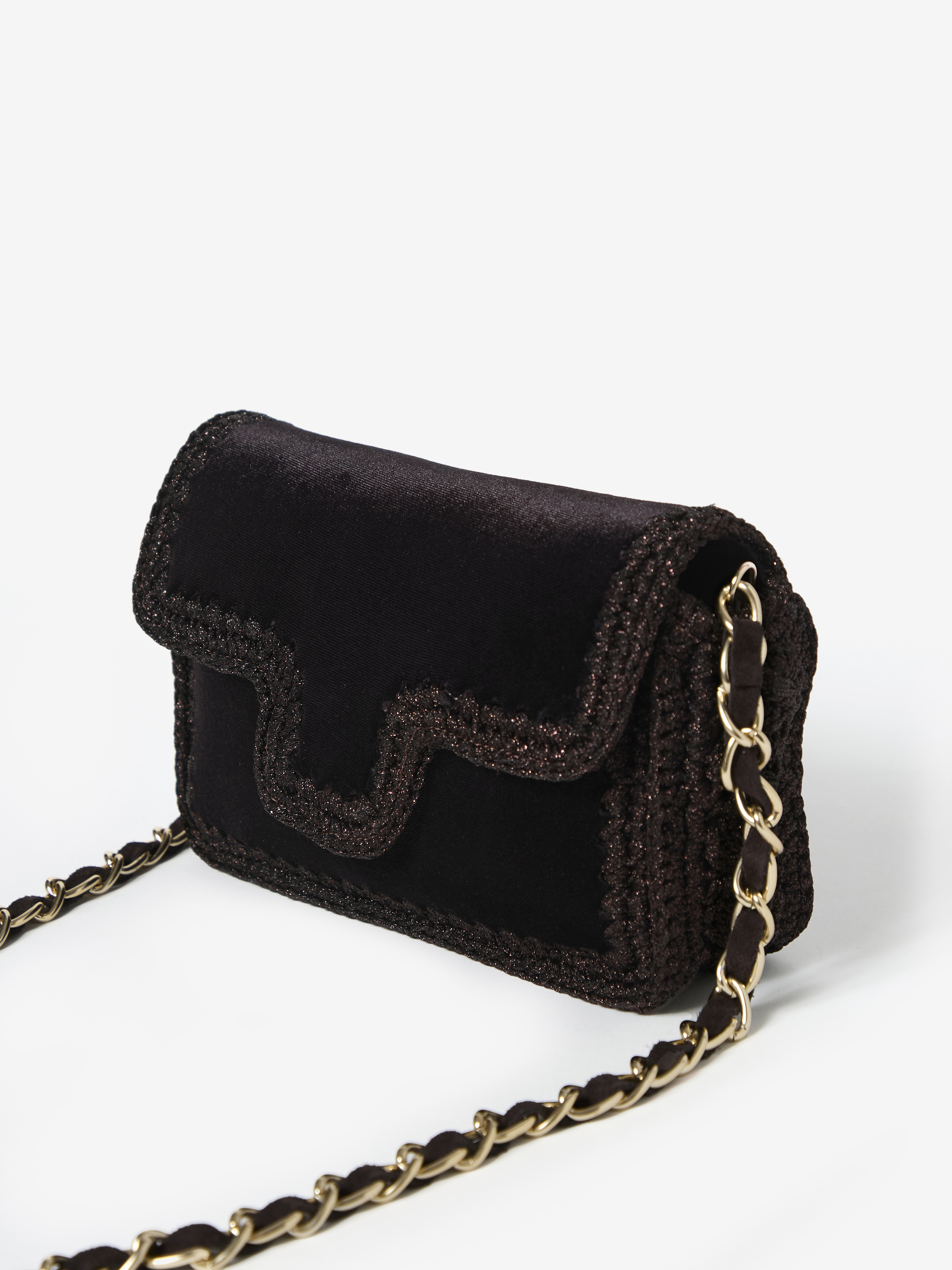 SAC VELVET MARRON