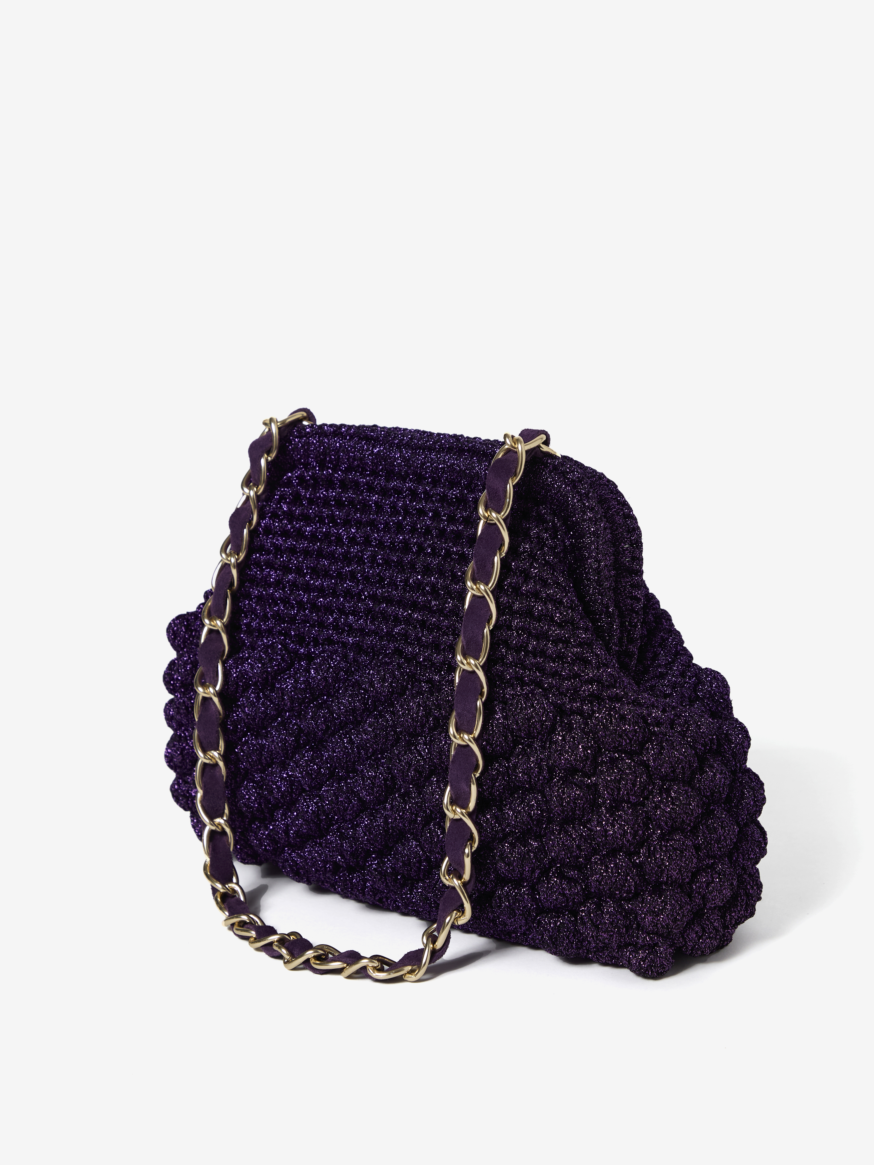 SAC CLUTCH CAPRI AMETHYSTE