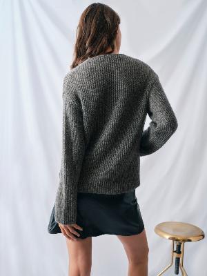 CARDIGAN MOHAIR MAZARINE