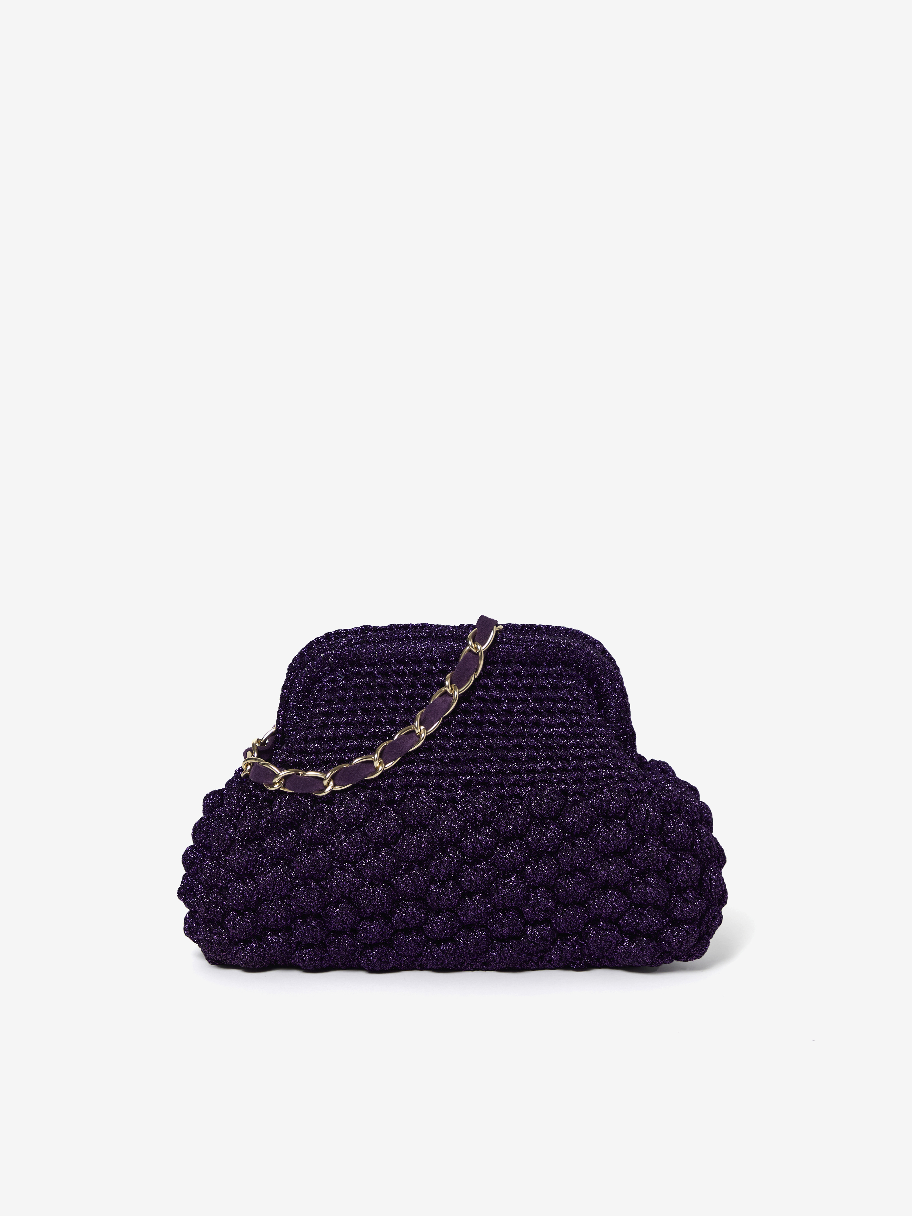 SAC CLUTCH CAPRI AMETHYSTE