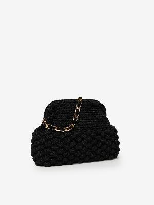 SAC CLUTCH CAPRI NOIR