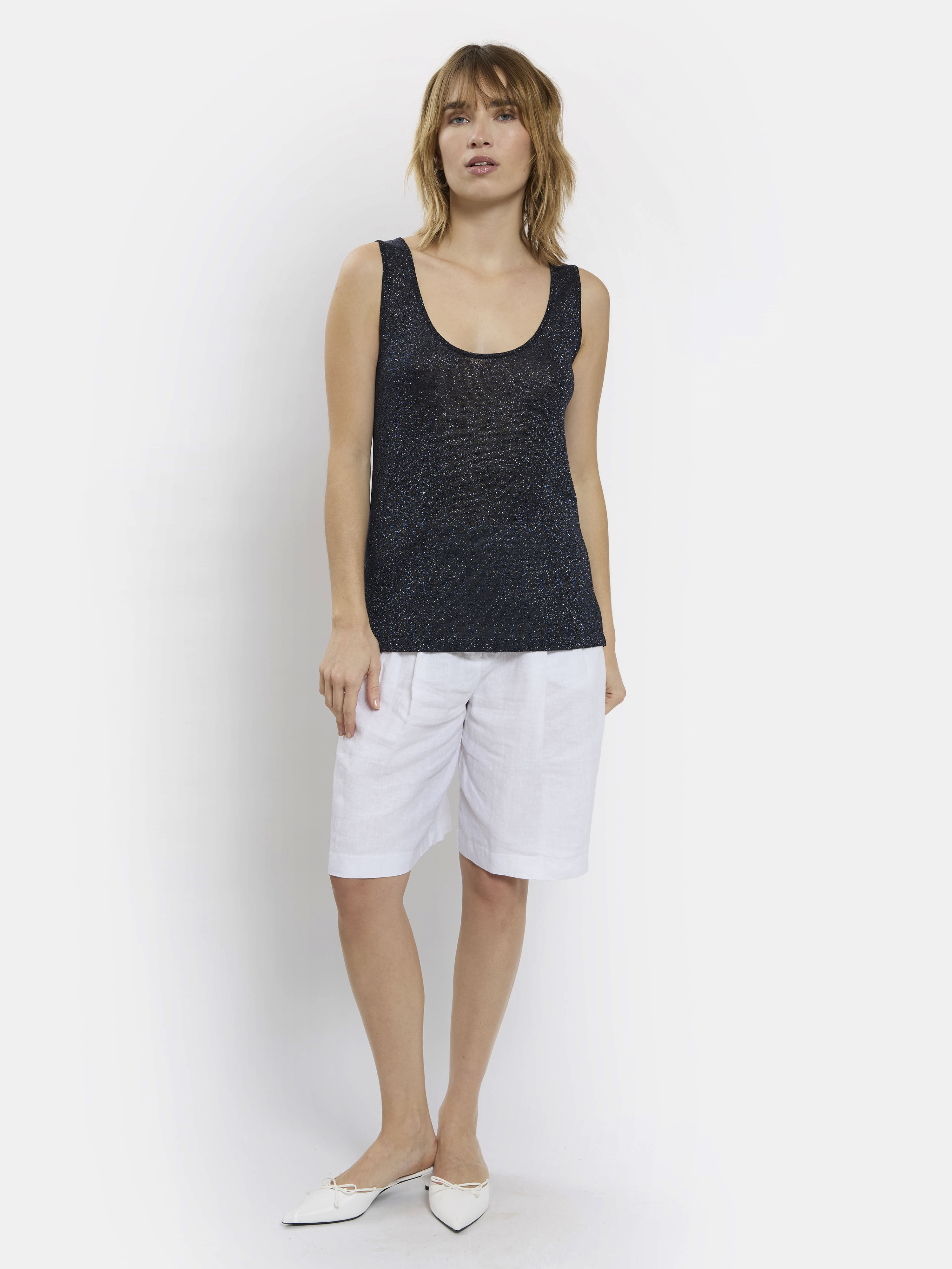 DÉBARDEUR EN LIN SCALA