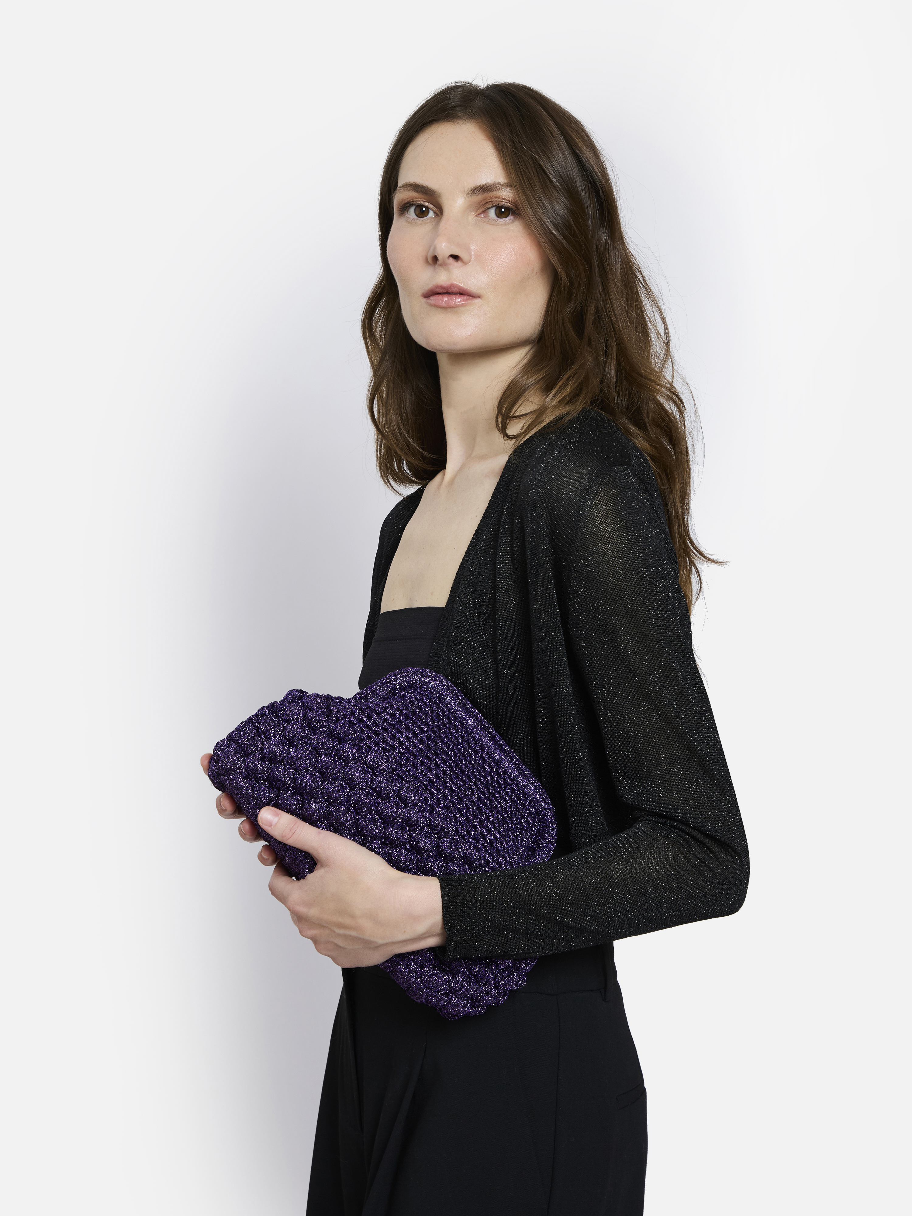 SAC CLUTCH CAPRI AMETHYSTE
