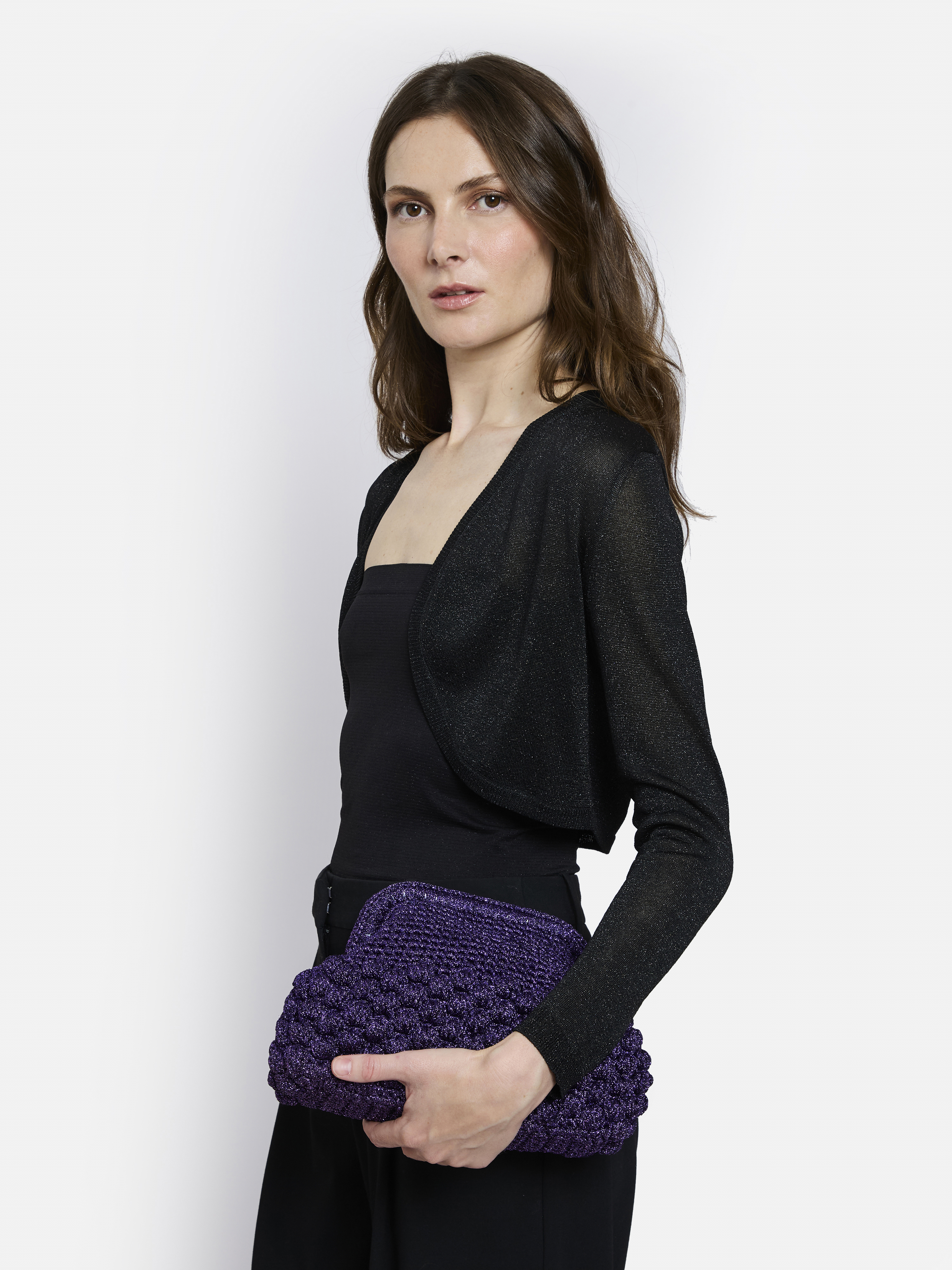 SAC CLUTCH CAPRI AMETHYSTE