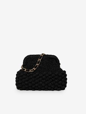 SAC CLUTCH CAPRI NOIR