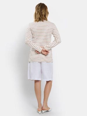 MARINIERE LUREX® BLANC-NUDE