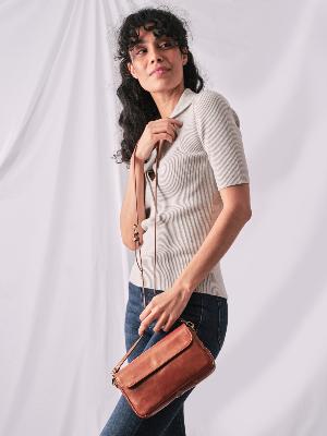 POCHETTE LONGUE CUIR