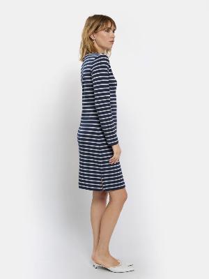 ROBE MARINIERE LUREX® MARINE-ARGENT