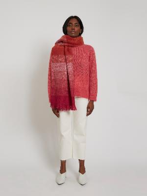 ECHARPE EN MOHAIR DEGRADÉ