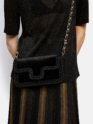 SAC VELVET MARRON